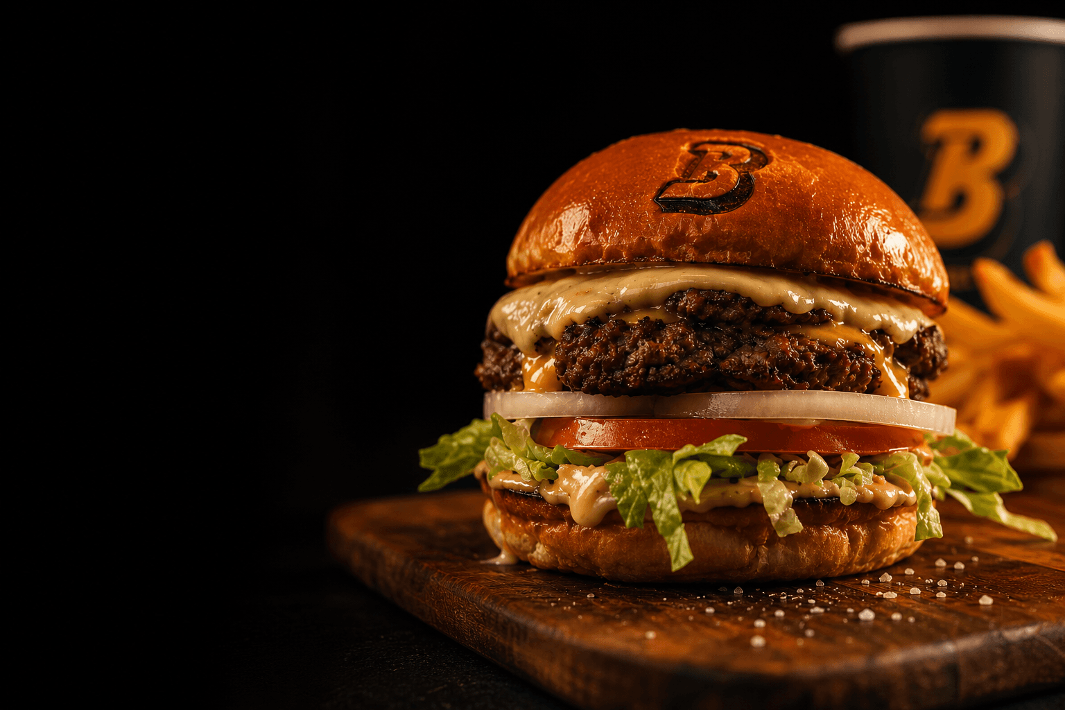 Hamburguesa artesanal de El Bumangues